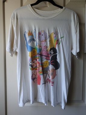 Adventure Time Cartoon Network T-shirt 100% COTTON T shirt Large